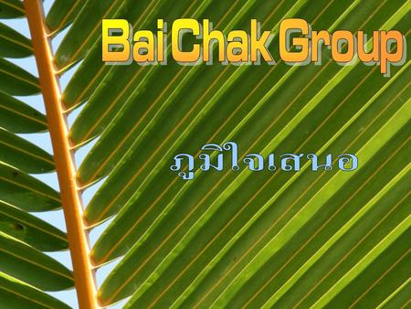 Bai Chak Group ภูมิใจเสนอ.