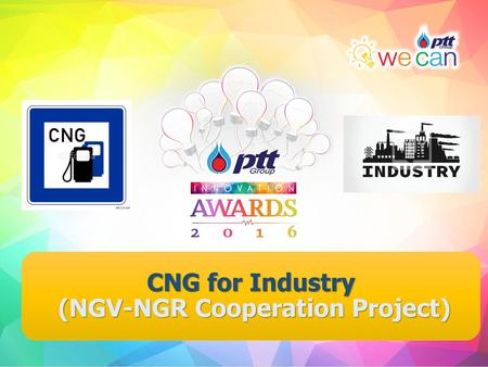 CNG for Industry (NGV-NGR Cooperation Project)