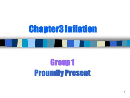 Group 1 Proundly Present