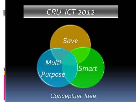 Save Smart Multi Purpose Conceptual Idea. Key to Succeed CRU ICT 2010.