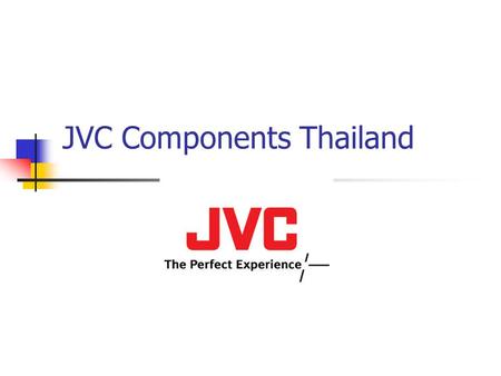 JVC Components Thailand