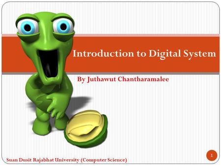Introduction to Digital System