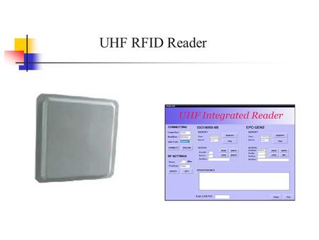 UHF RFID Reader.
