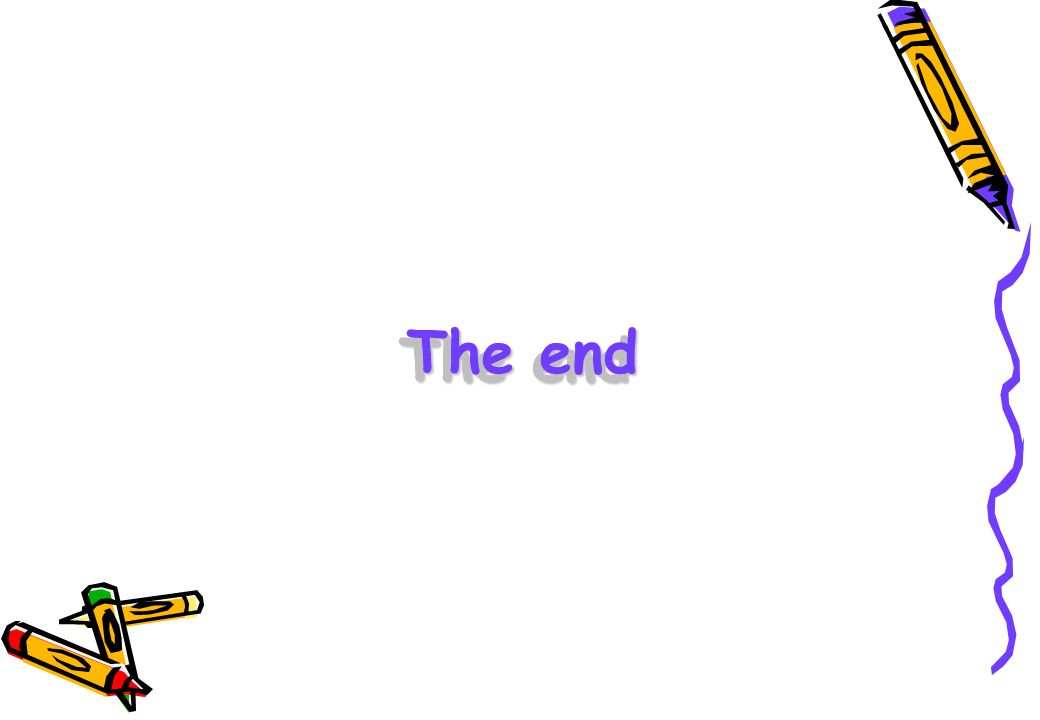 The end