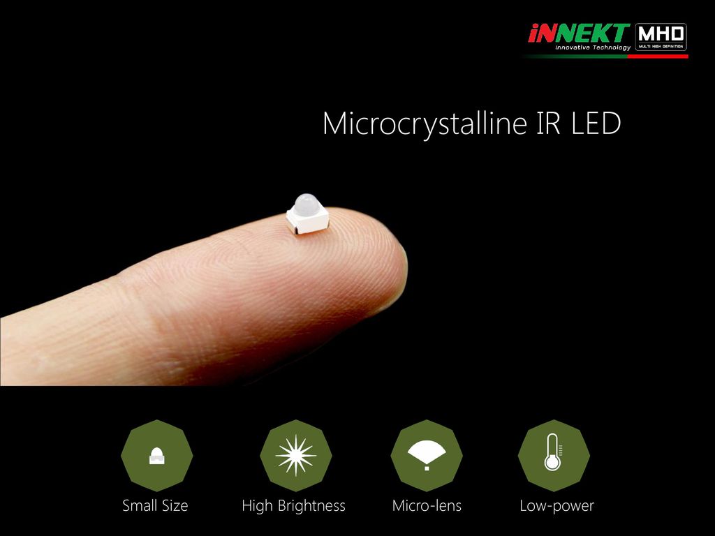 Microcrystalline IR LED