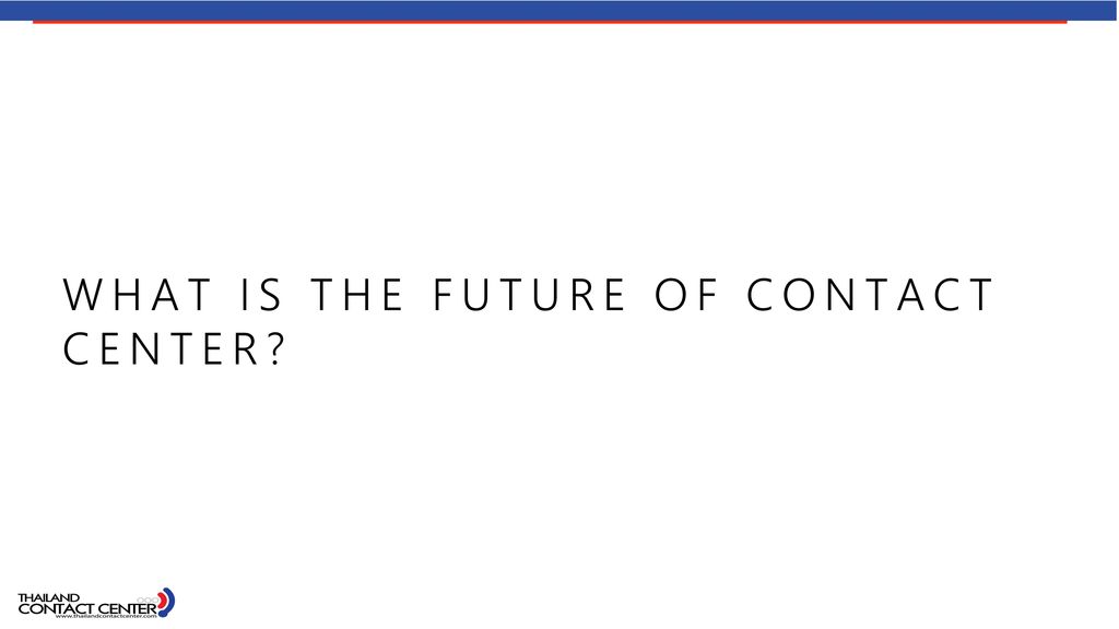 What is the future of contact center