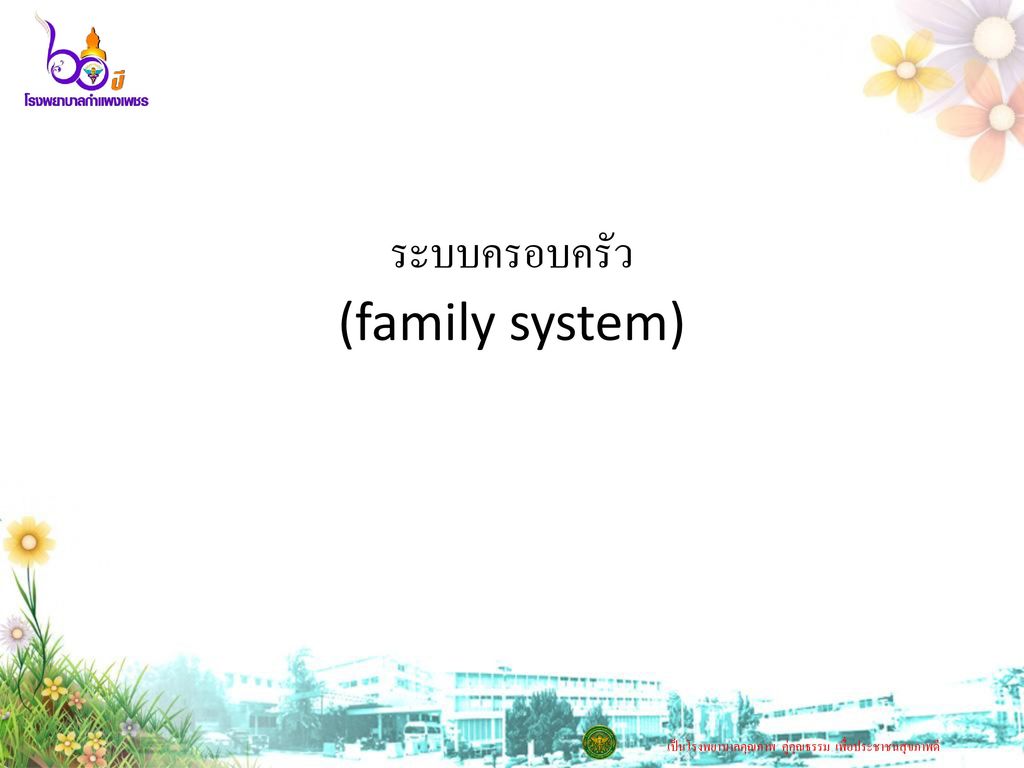 ระบบครอบครัว (family system)