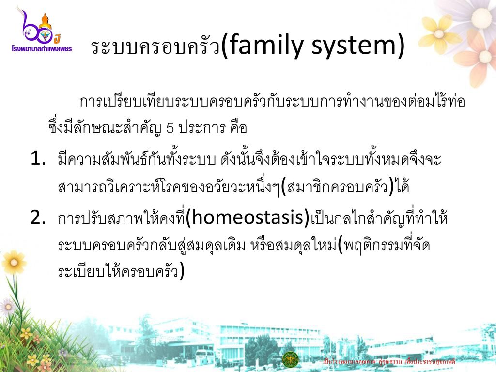 ระบบครอบครัว(family system)