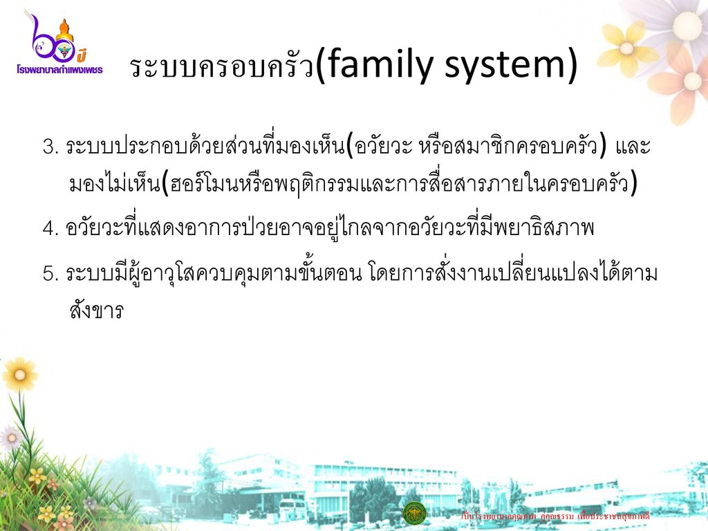 ระบบครอบครัว(family system)