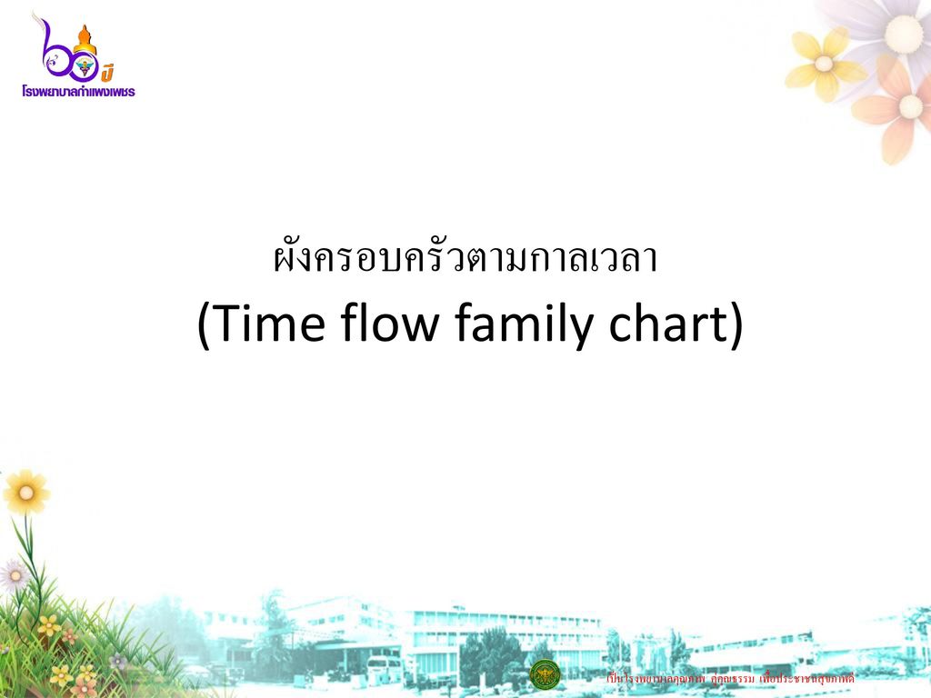 ผังครอบครัวตามกาลเวลา (Time flow family chart)