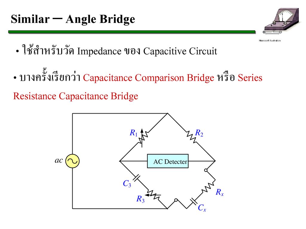 Similar – Angle Bridge ใช้สำหรับวัด Impedance ของ Capacitive Circuit