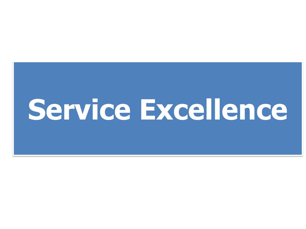 Service Excellence