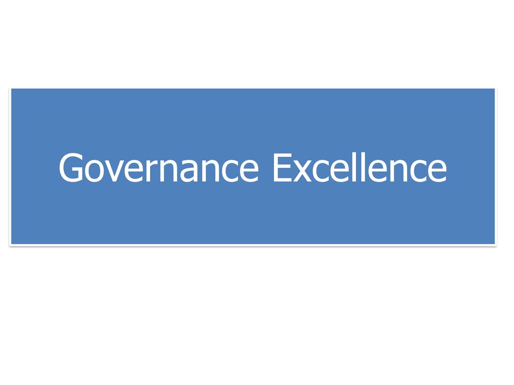 Governance Excellence