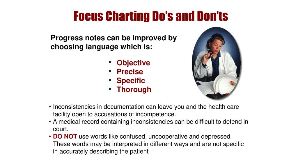 Focus Charting Do’s and Don’ts