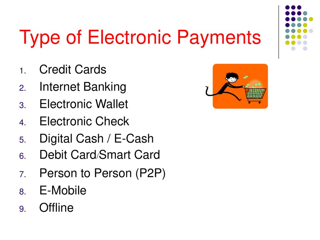 Type of Electronic Payments
