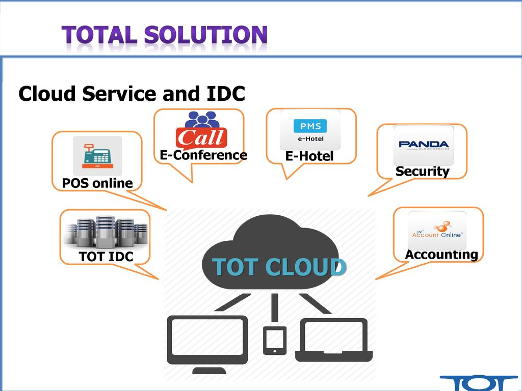 Total Solution TOT CLOUD Cloud Service and IDC