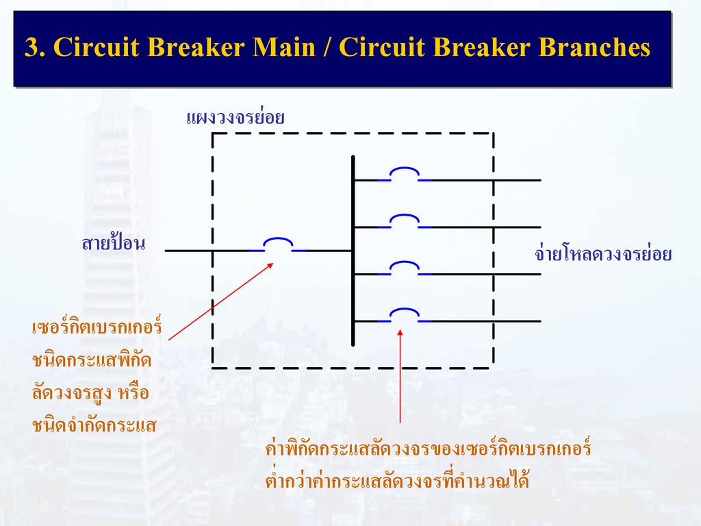 3. Circuit Breaker Main / Circuit Breaker Branches