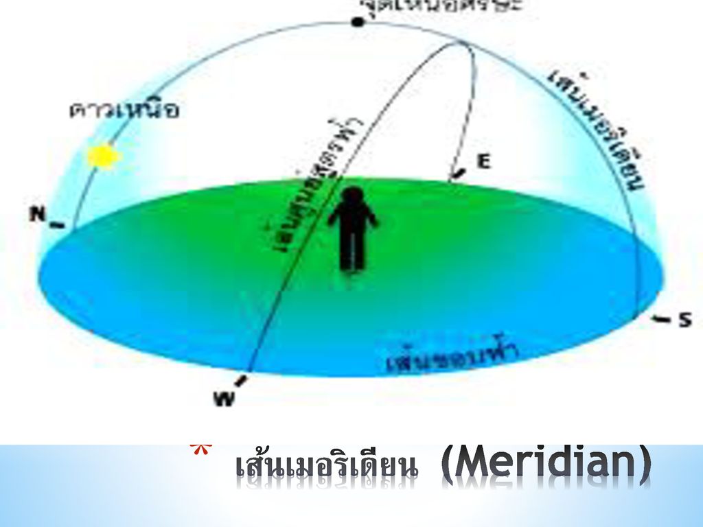 เส้นเมอริเดียน (Meridian)