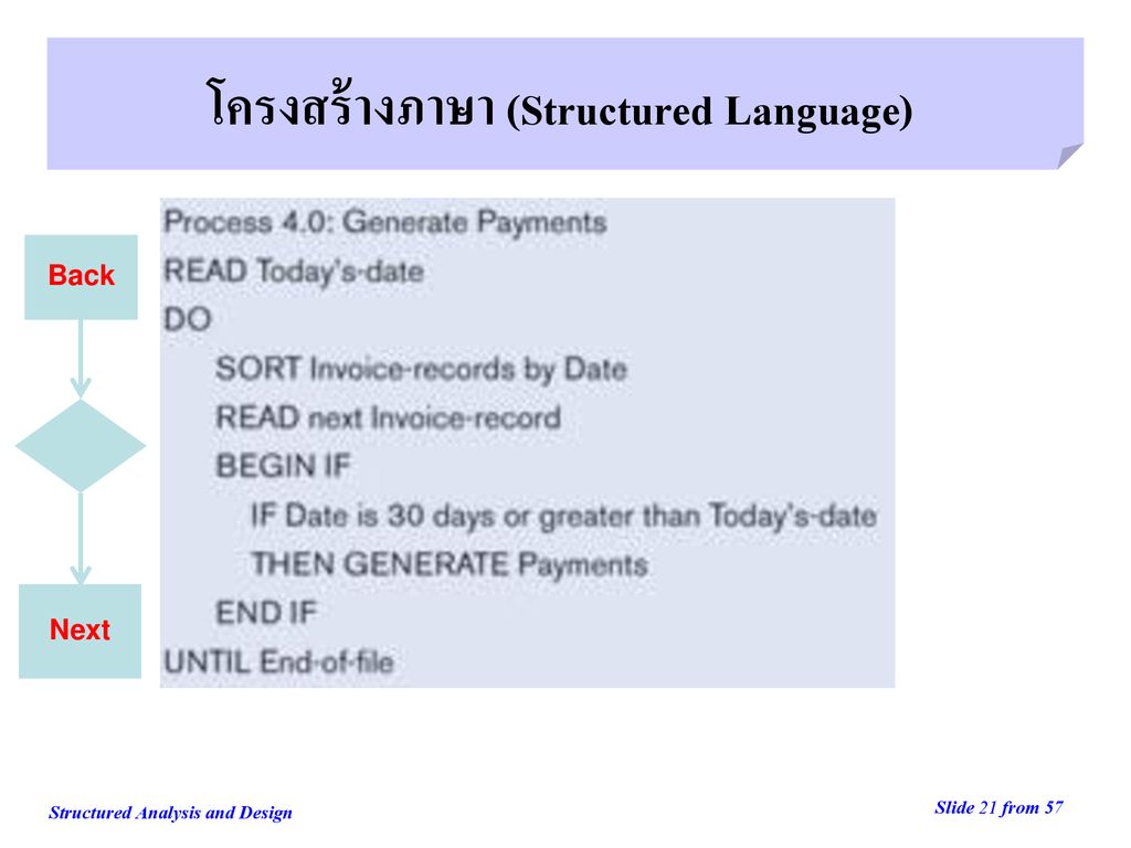 โครงสร้างภาษา (Structured Language)