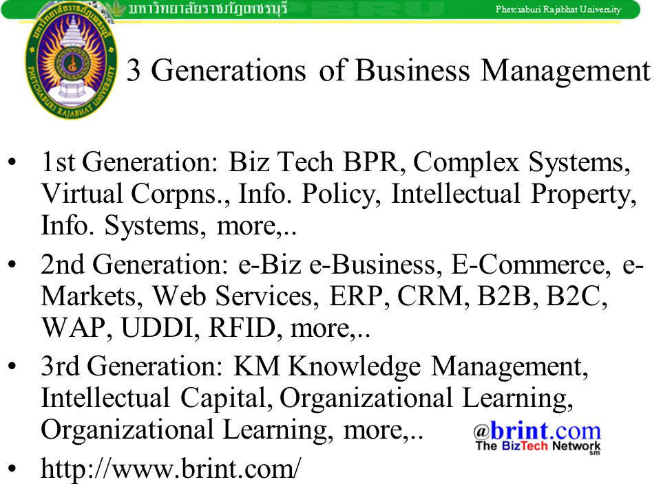 3 Generations of Business Management