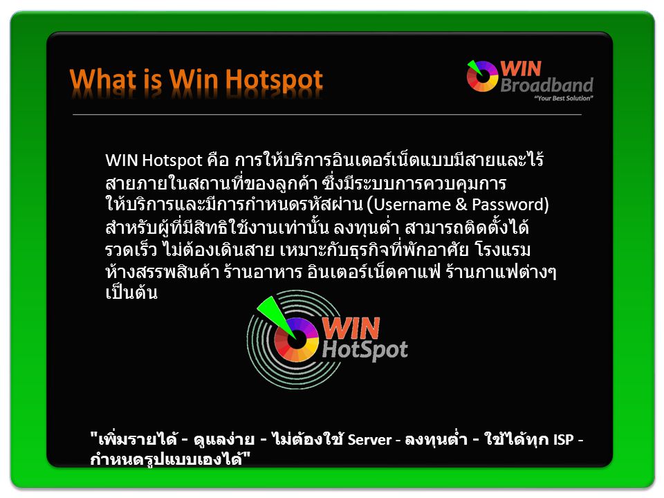 What is Win Hotspot
