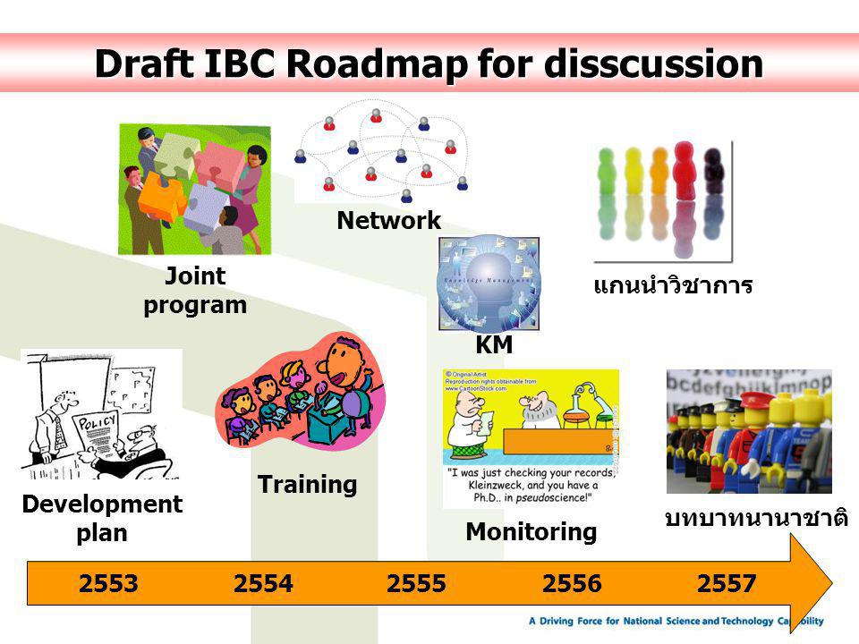 Draft IBC Roadmap for disscussion