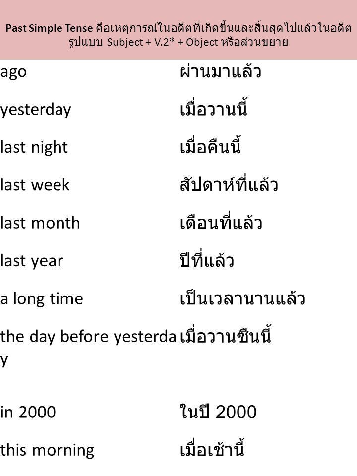 the day before yesterday เมื่อวานซืนนี้