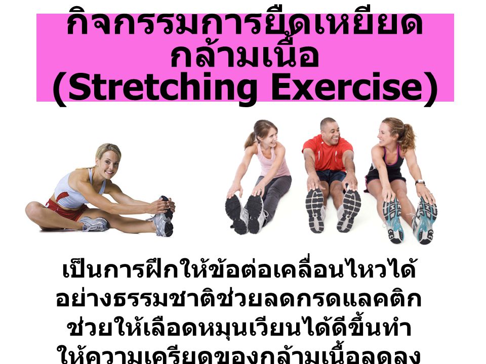 กิจกรรมการยืดเหยียดกล้ามเนื้อ (Stretching Exercise)
