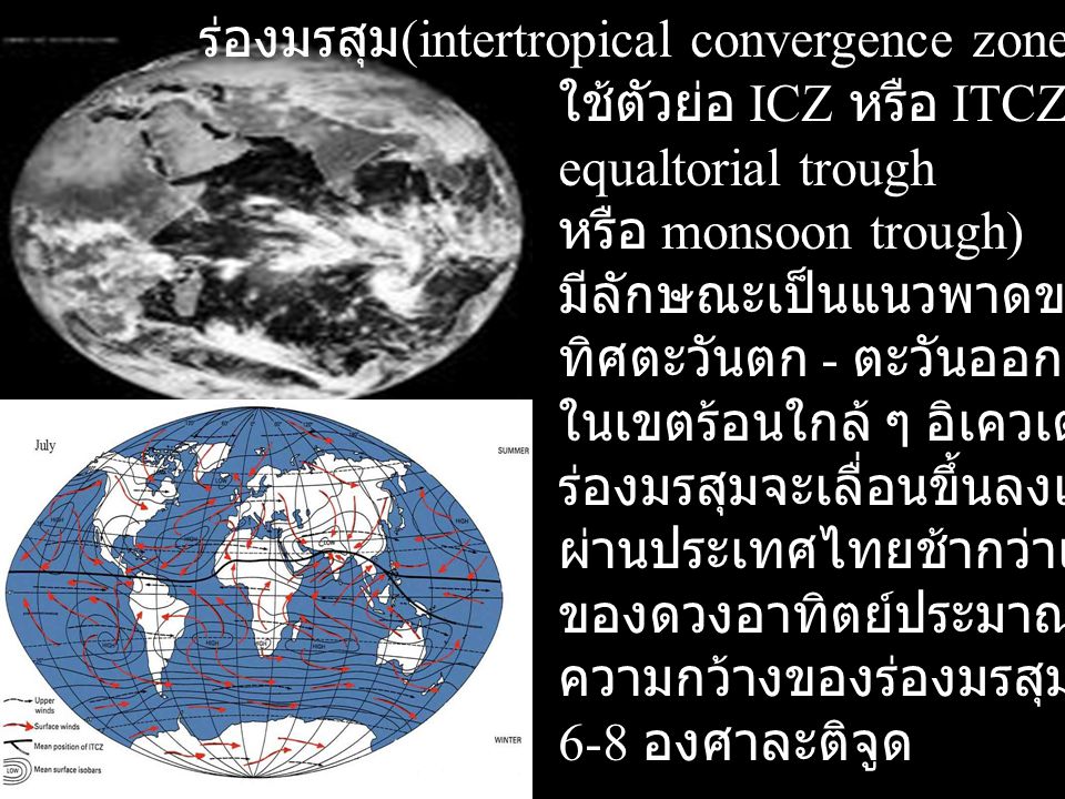 ร่องมรสุม(intertropical convergence zone)