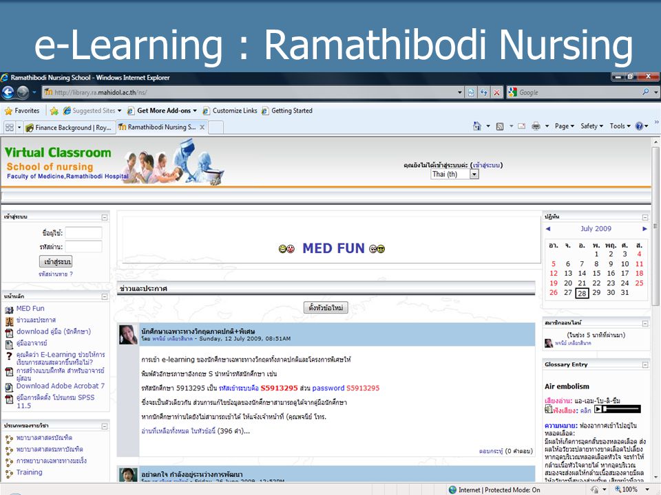 e-Learning : Ramathibodi Nursing