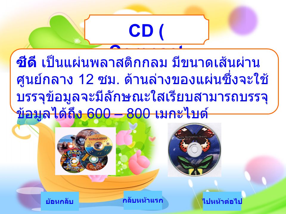 CD ( Compact Disc )