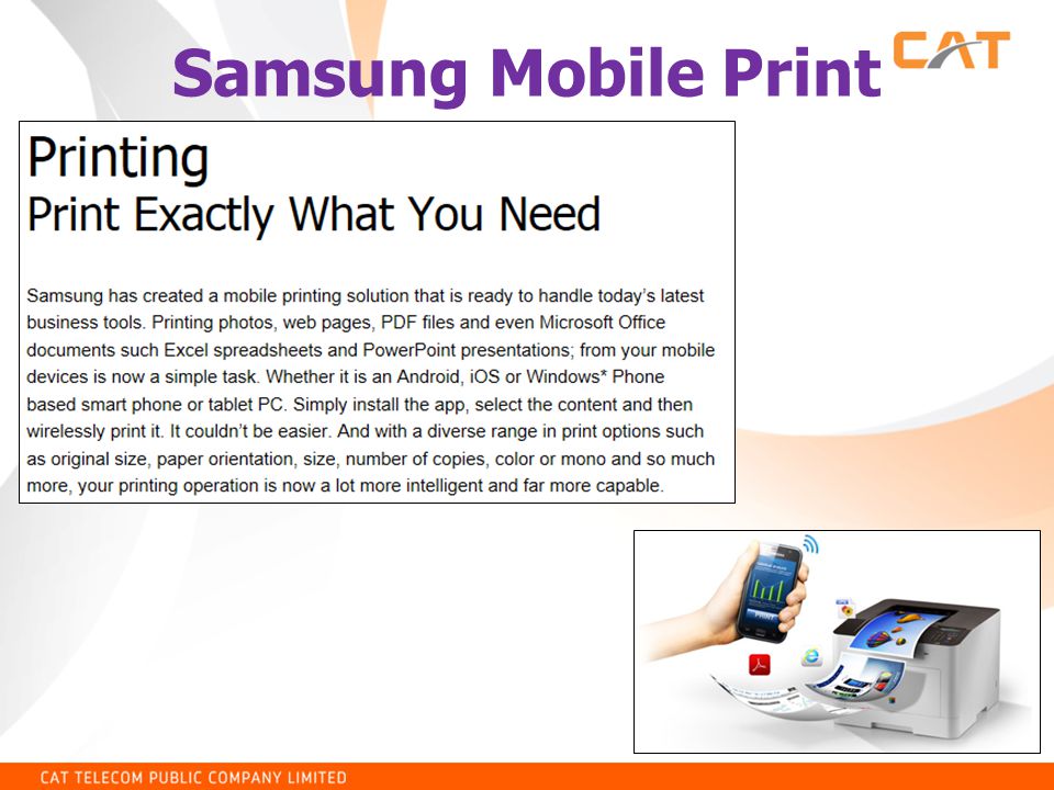Samsung Mobile Print