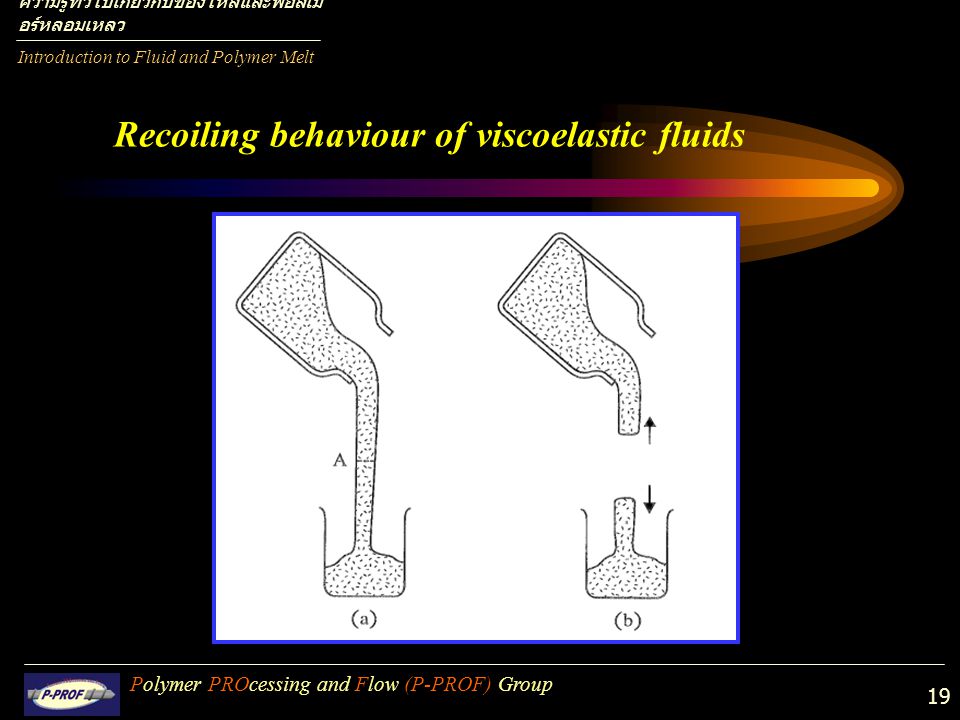 Recoiling behaviour of viscoelastic fluids