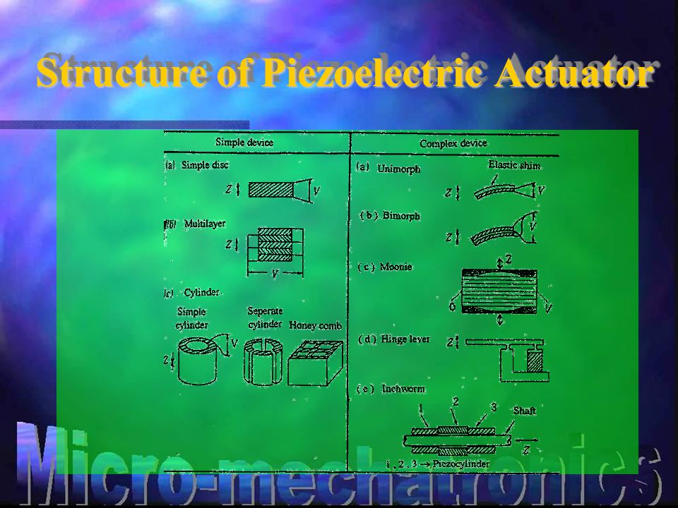 Structure of Piezoelectric Actuator
