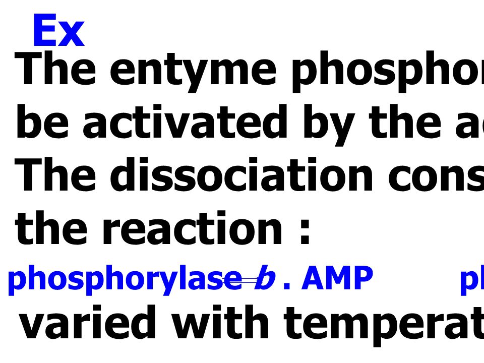 The entyme phosphorylase b can be activated by the addition of AMP.