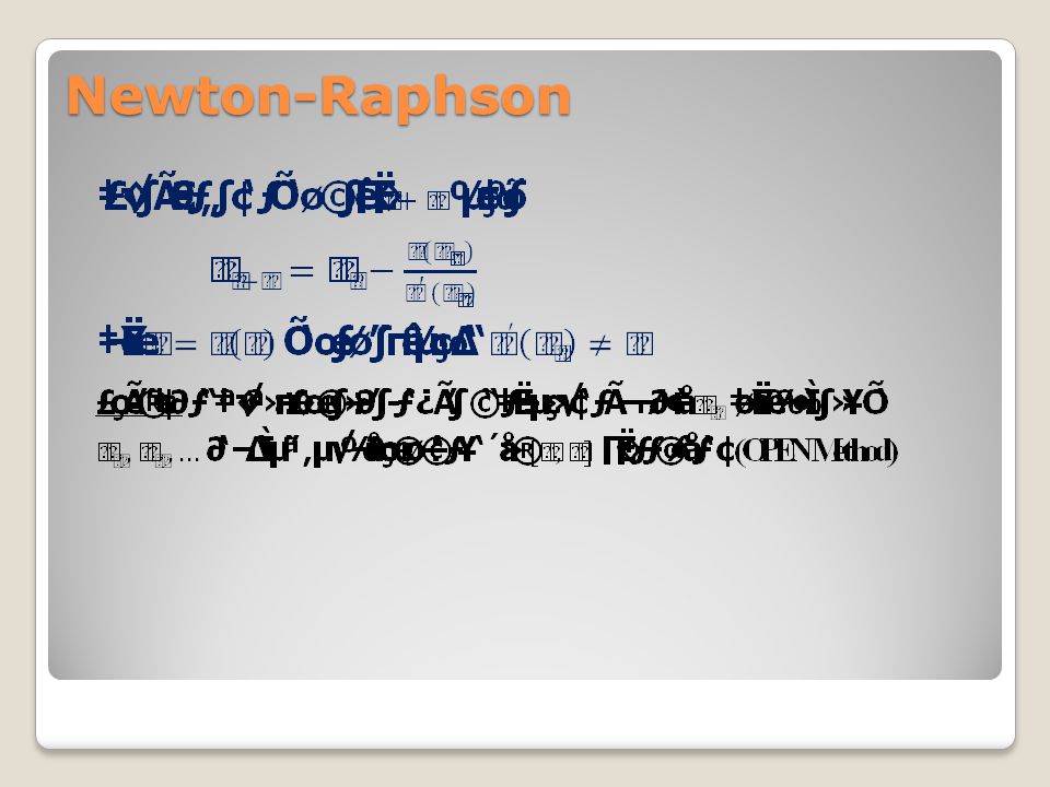 Newton-Raphson