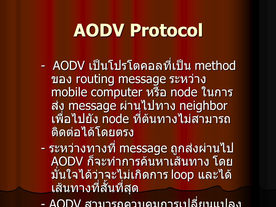 AODV Protocol