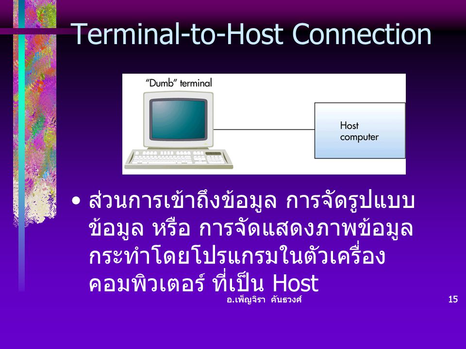 Terminal-to-Host Connection