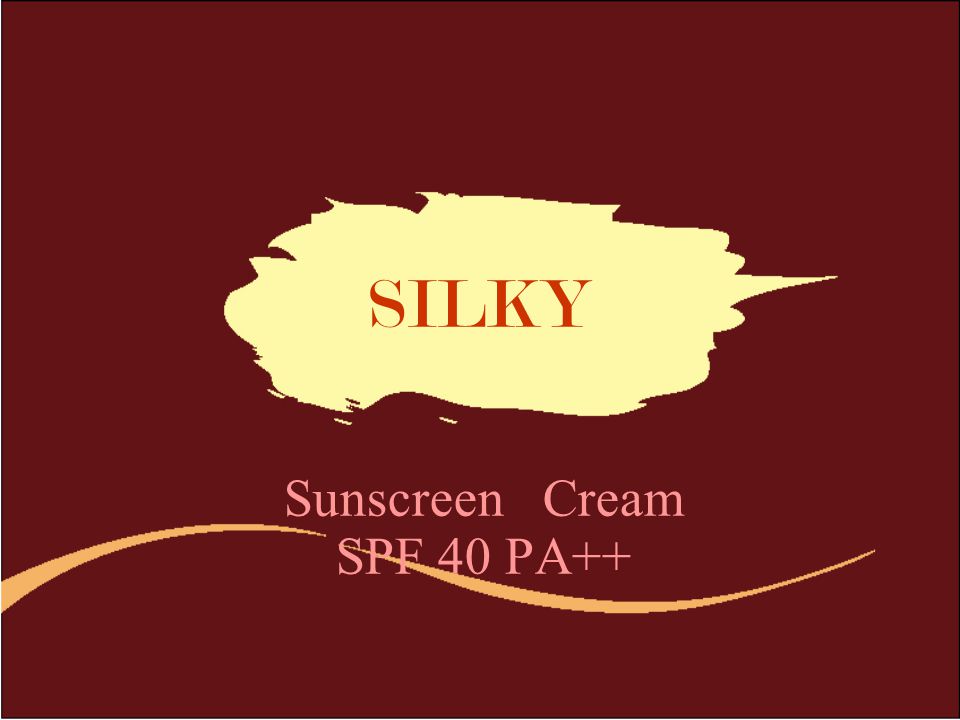 Sunscreen Cream SPF 40 PA++