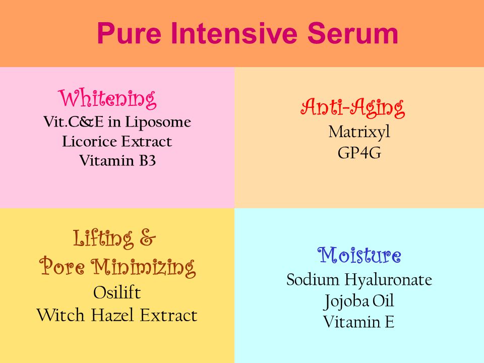 Pure Intensive Serum Whitening Anti-Aging Lifting & Moisture