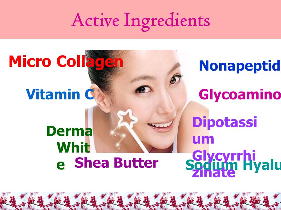 Active Ingredients Micro Collagen Nonapeptide-1 Vitamin C