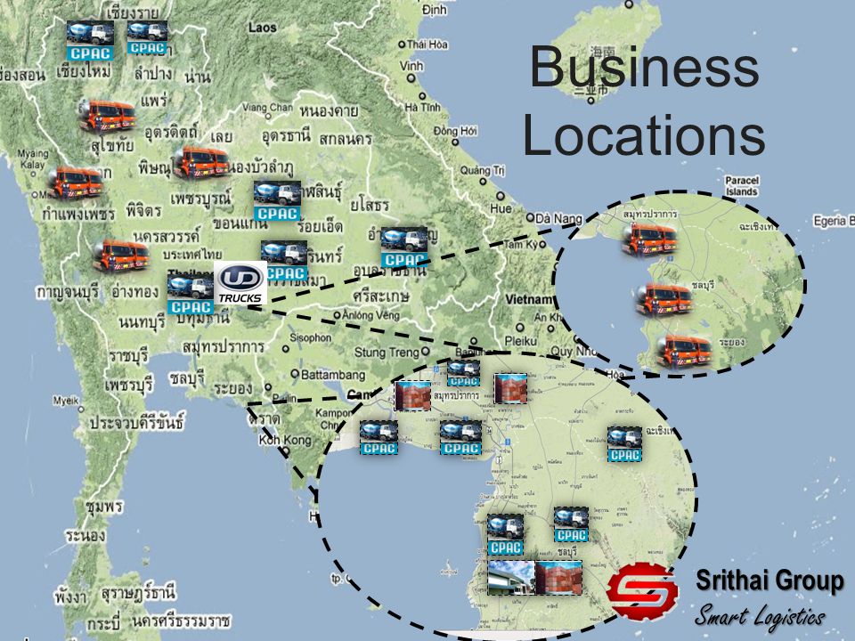 Business Locations Srithai Group Smart Logistics