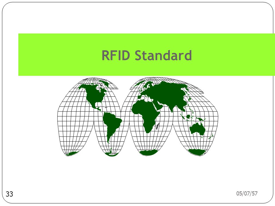 RFID Standard 03/04/60 33