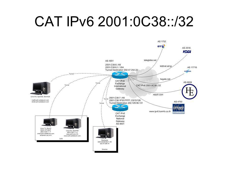 CAT IPv6 2001:0C38::/32