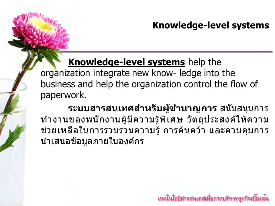 Knowledge-level systems