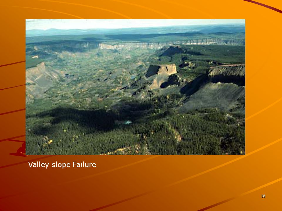 Valley slope Failure