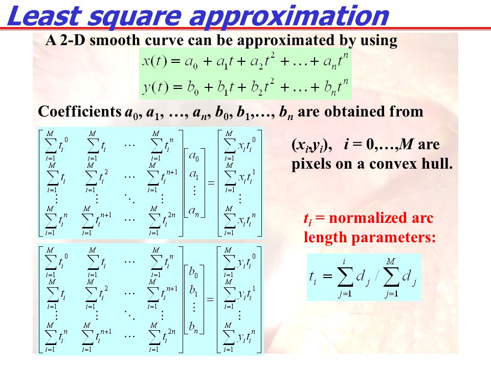 Least square approximation