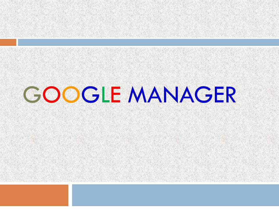 Google manager