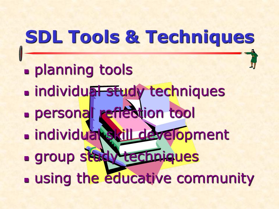 SDL Tools & Techniques planning tools individual study techniques