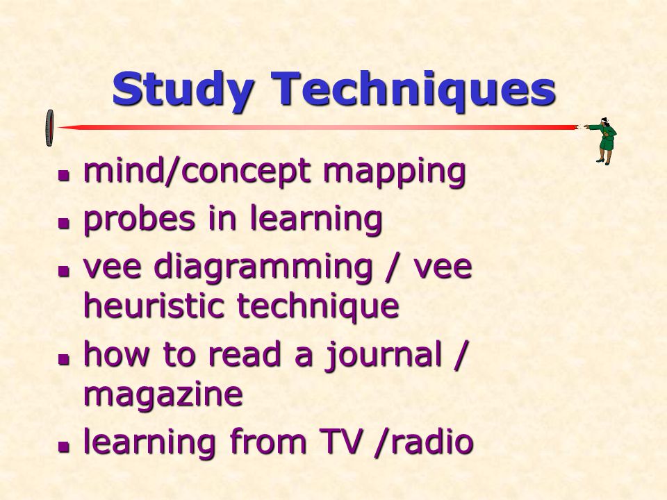 Study Techniques mind/concept mapping probes in learning